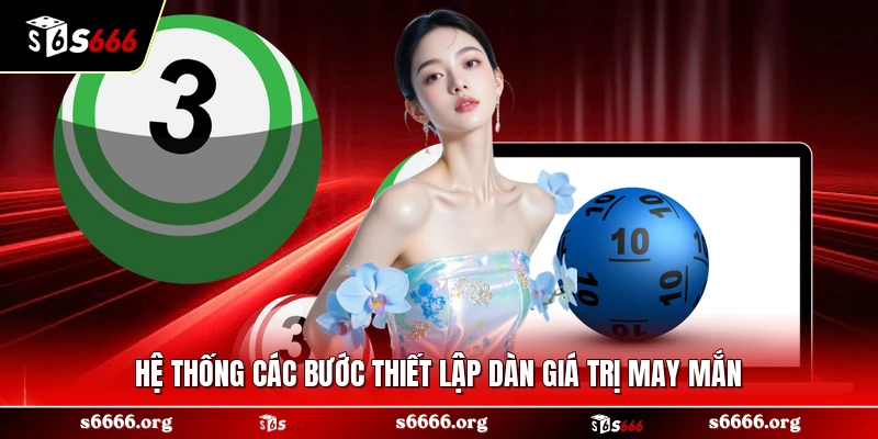 Hệ thống các bước thiết lập dàn giá trị may mắn