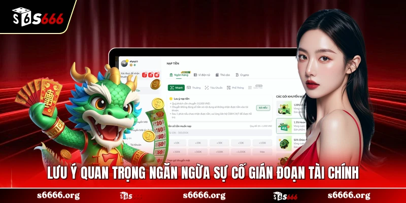 Lưu ý quan trọng ngăn ngừa sự cố gián đoạn tài chính